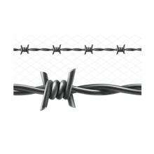 Security Barb Wire Hot dipped Galvanized Barbed Wire Farm Fence System Support Wire